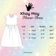 Khay May Flower Dress Red Large (3-5yrs)