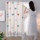 Beauty House Double-Layer Self-Adhesive Window Curtain 1PC Random