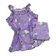 Bambi Women Spant One Set S/S (AA0055) Purple