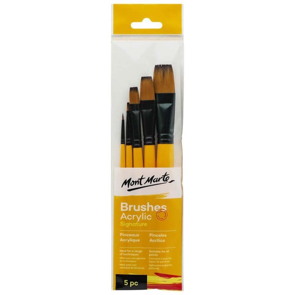 MM Gallery Series Brush Set Acrylic 5PCS