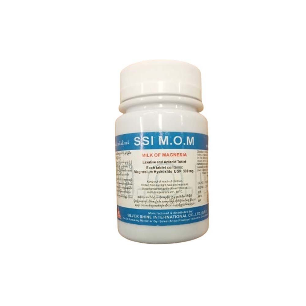 SSI MOM Magnesium Hydroxide USP 300MG (100 PCS)