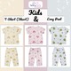 Te Te & Ta Ta T Shirt Short Sleeves & Long Pants Yellow (2Pcs/1Set) KTSP-SL101