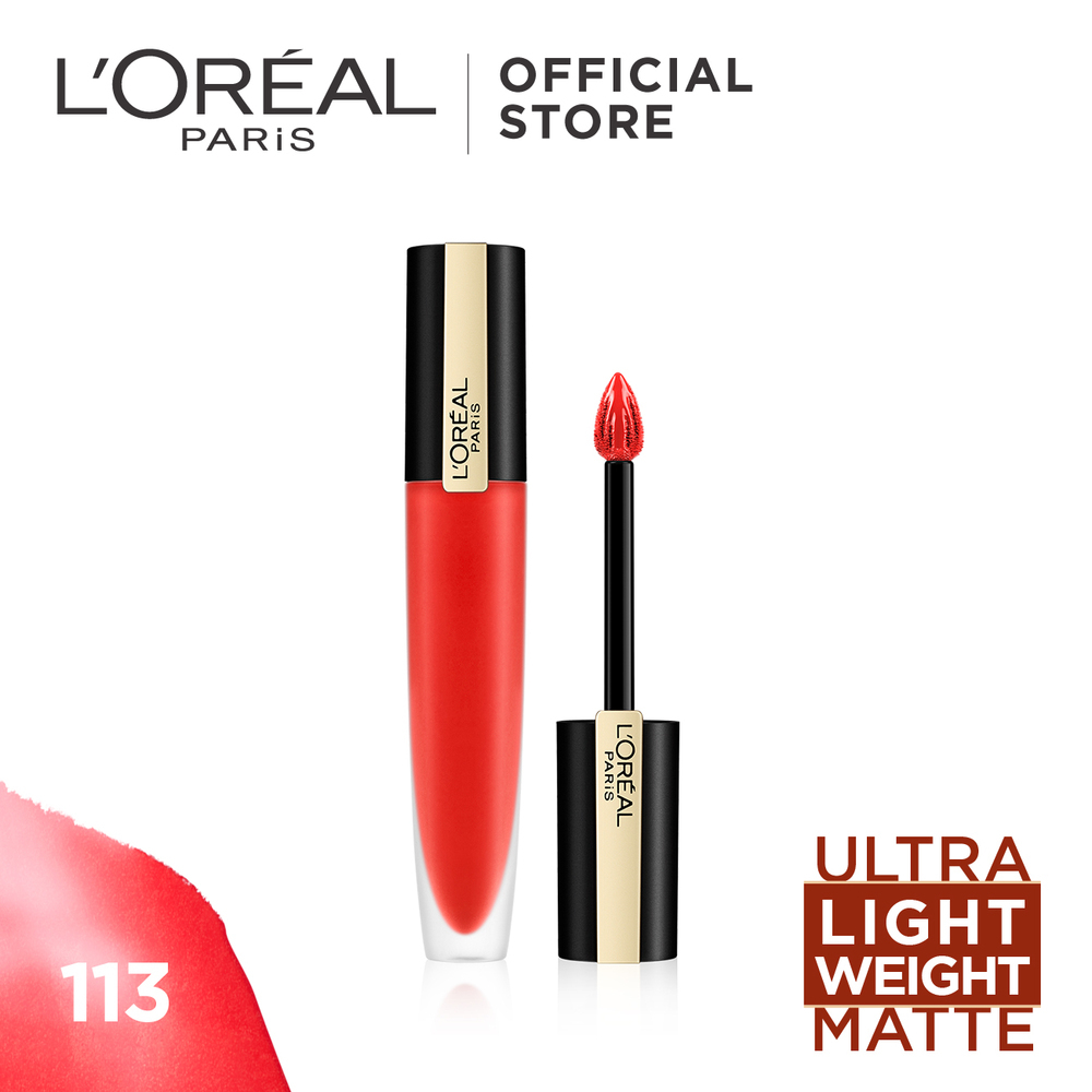 Loreal Rouge Signature Matte Ink Liquid Lipstick 113 I Don'T 7 ML