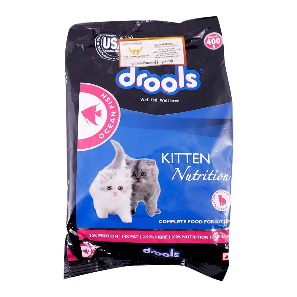 Drools Cat Food Kitten Ocean Fish 400G