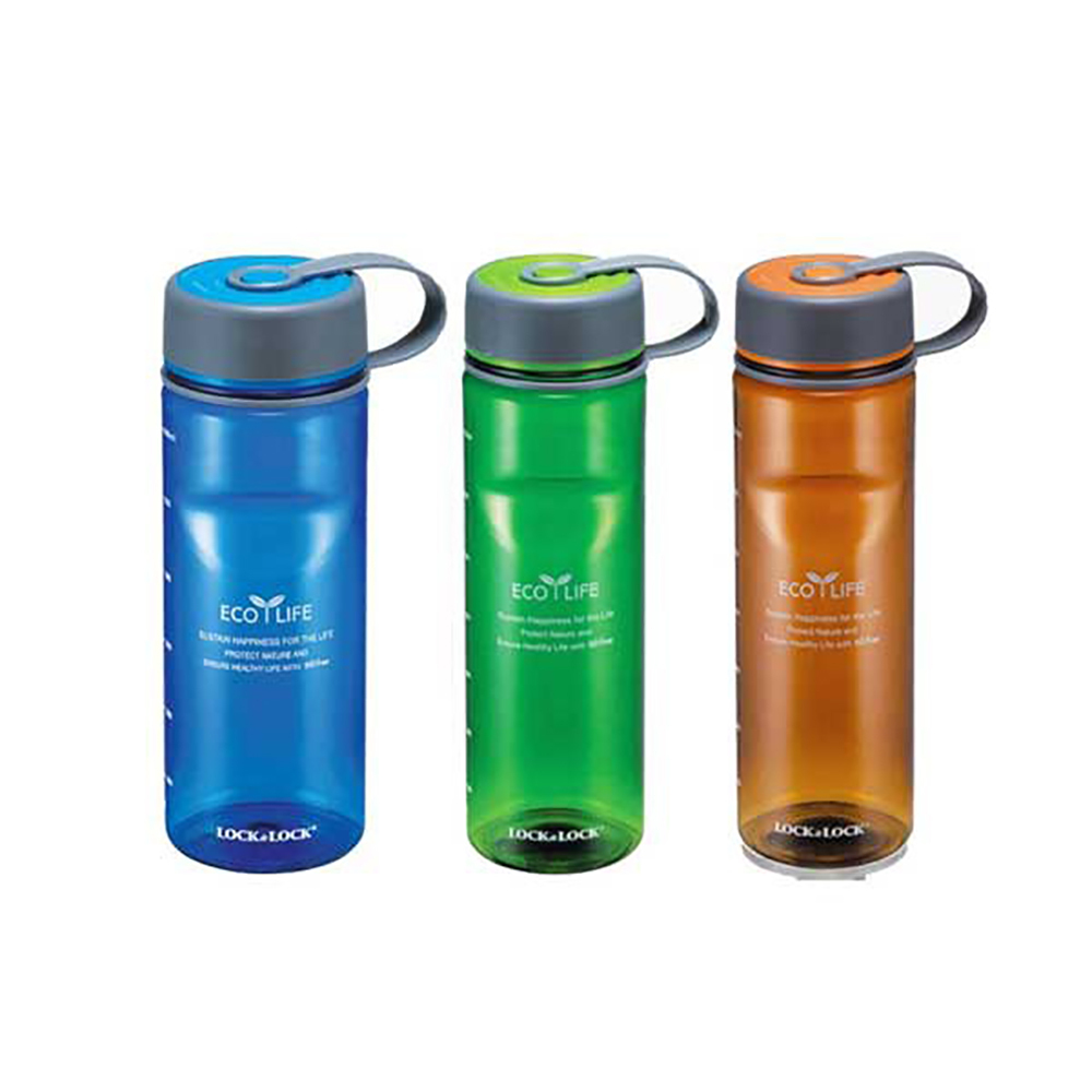 ABF604 Lock & Lock Bisfree Water Bottle Two Tone 800ML (Blue/Green/Brown)