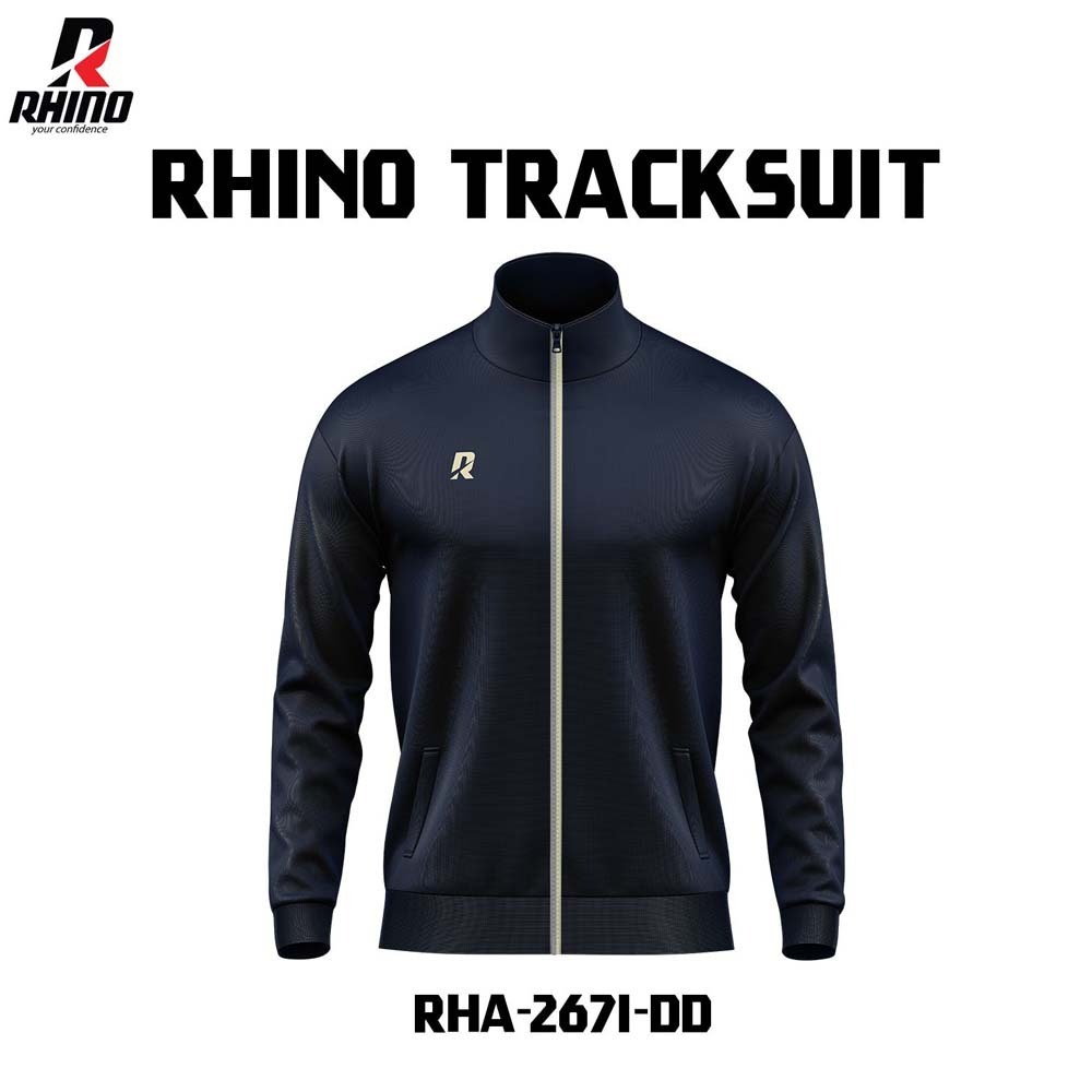 Olympic Rhino Tracksuit RHA-2671-Dark Blue Small