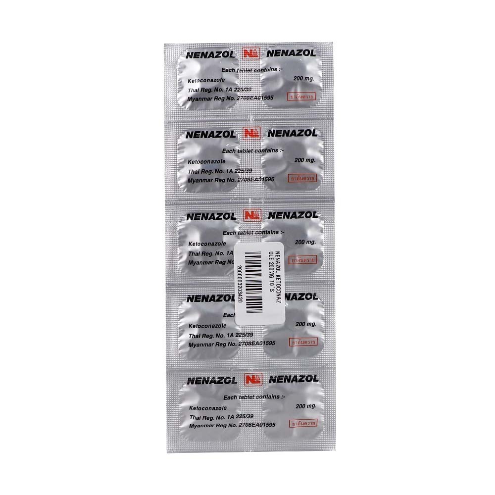 Nenazol Ketoconazole 200MG 10PCS