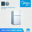 Midea Two Door Refrigerator 87LTR HD-113F