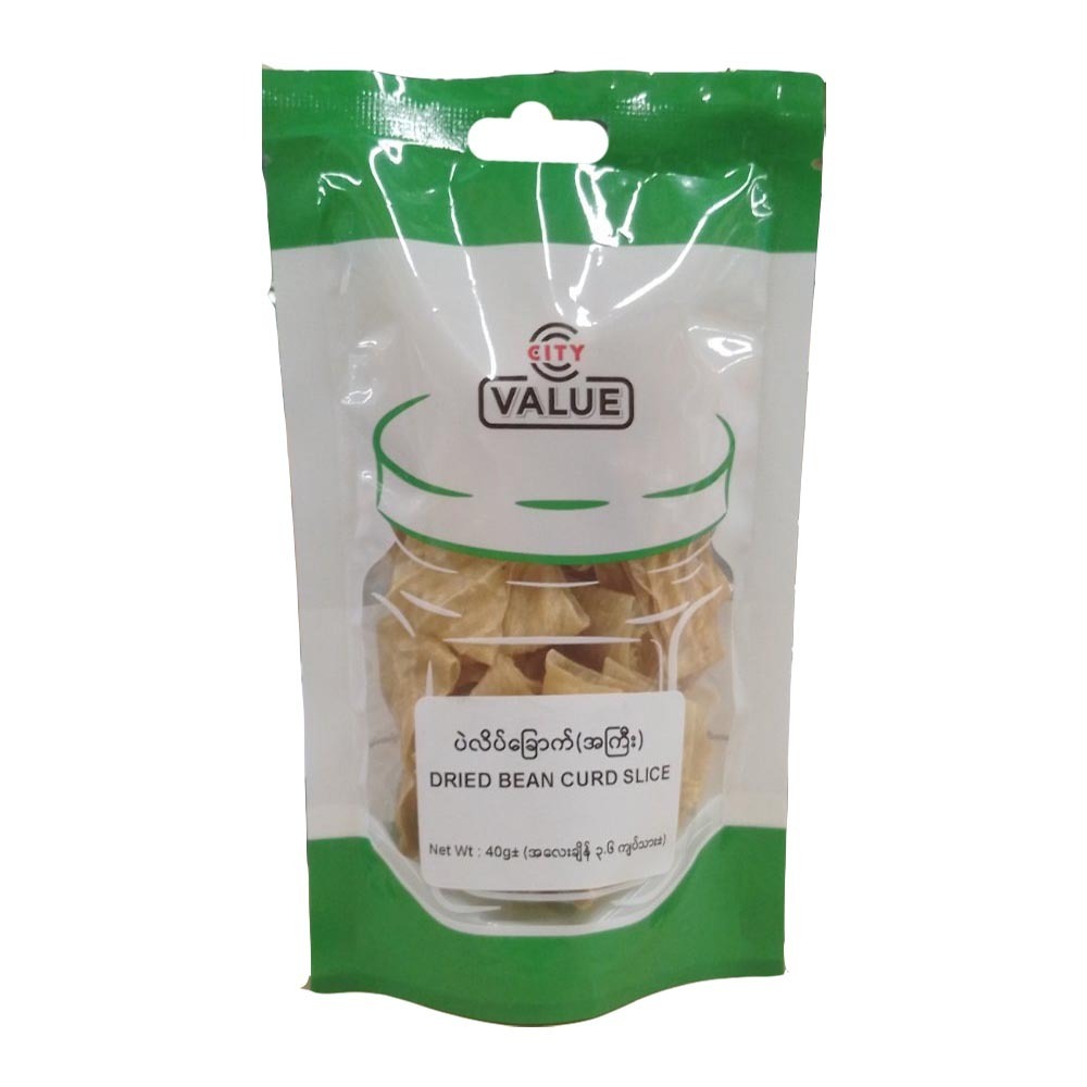 City Value Dried Bean Curd Slice 40G