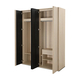 Winner Rotterdam Wardrobe (4 Door) Lurbana Oak