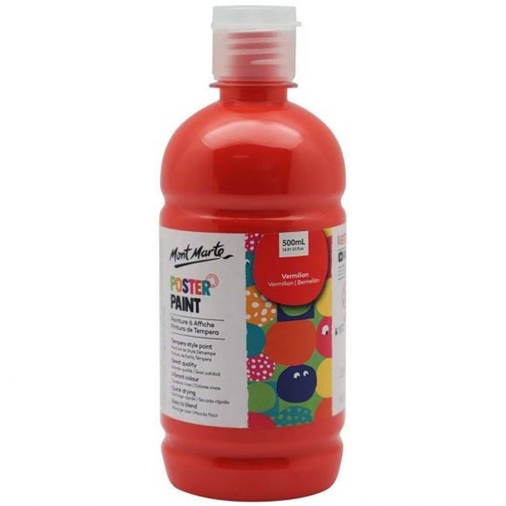 MM Poster Paint 500ML - Vermilion