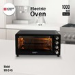 Wonder Home Rotisserie & Covention Electric Oven 45LTR 2000W WH-O-45B Black