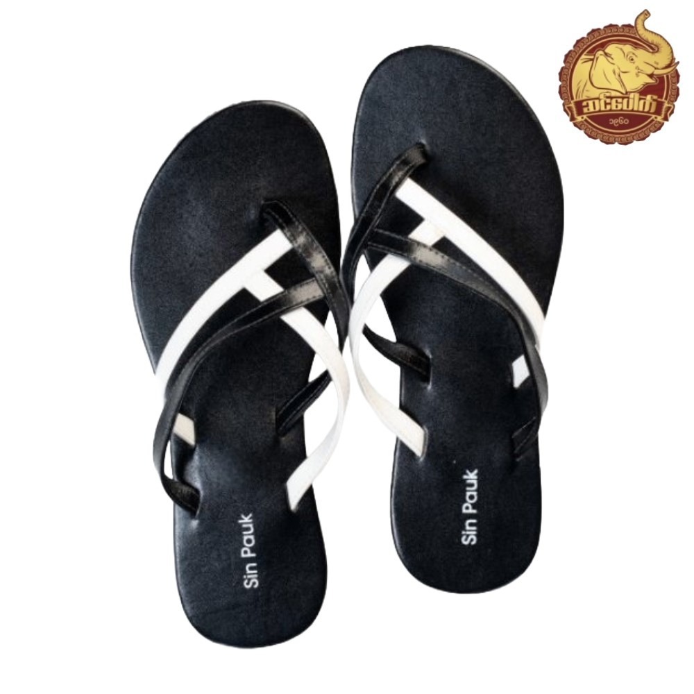 Sin Pauk Women Leather Slipper (Design-3,No-36) BGW-001