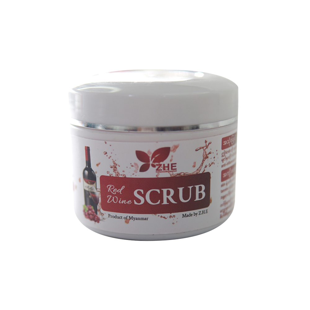 ZHE  Red Wine Scrub 240G