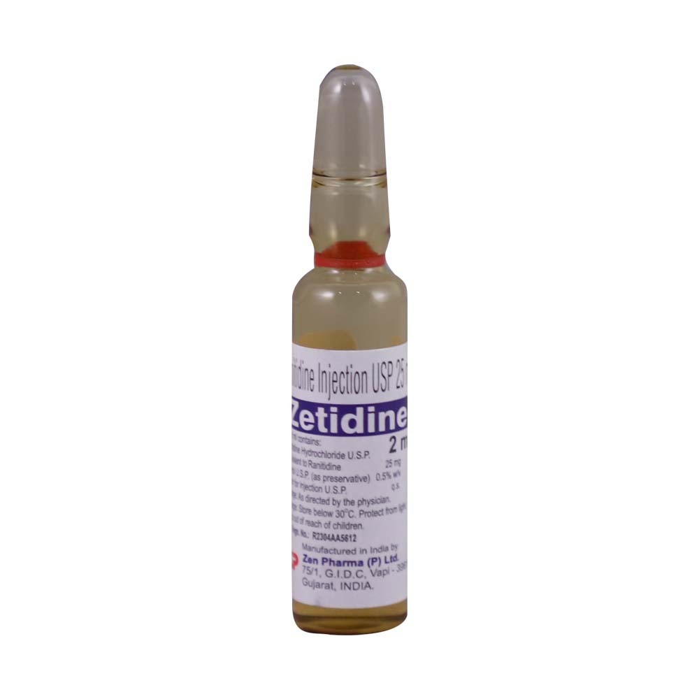 Zetidine Ranitidine 25MG Inj 2ML