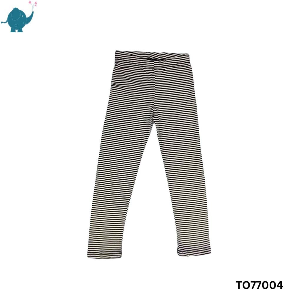 Max & Mia Unisex Stripe Legging TO77004 Black Stripe (3-4 Years)