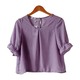 Kudos Spoty Chiffon Blouse Violet B-003-V Large