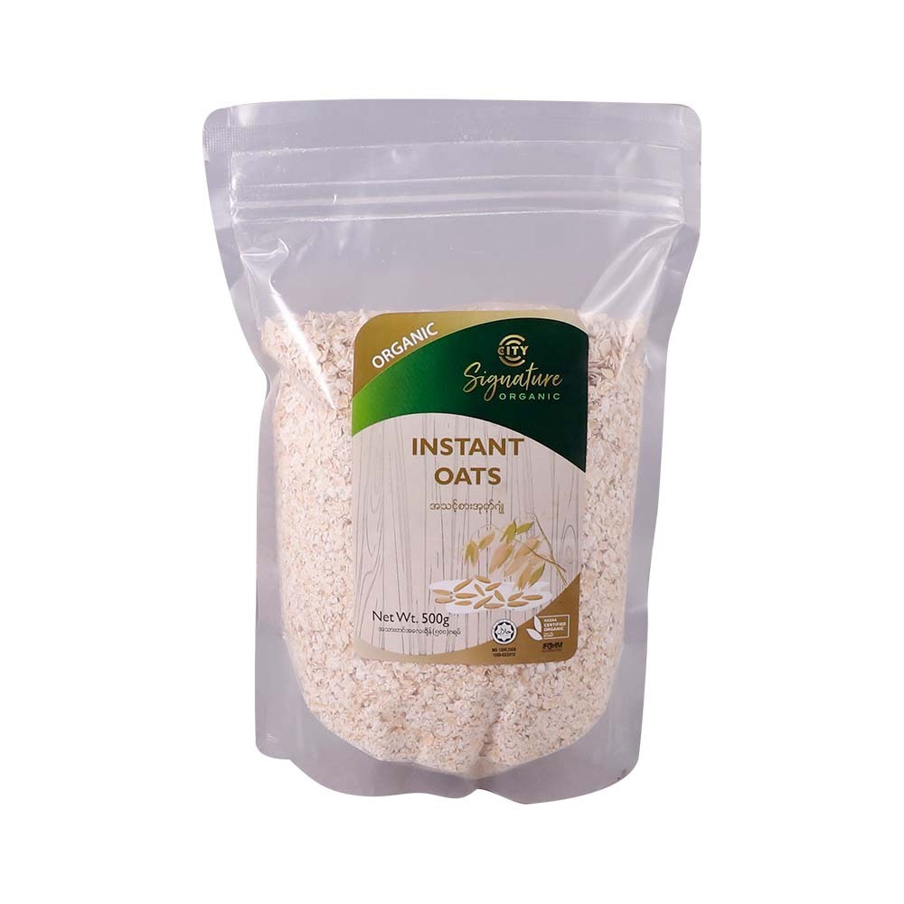 City Signature Organic Instant Oats 500G