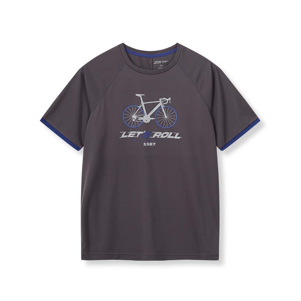 241103018 Bossini Men T-Shirt SS 24-S/S Dark Grey ( XL )