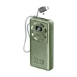 Konfulon A32Q (20000mAh Fast Charging 22.5W Built-in Cable Power Bank) Green