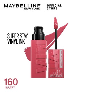 Maybelline Super Stay Vinyl Ink Liquid Lipstick 4.2ML (160 Sultry)