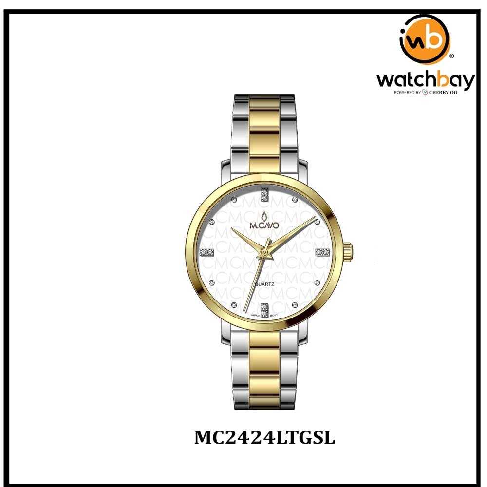 M.Cavo Women Watch MC2424LTGSL Cherry Oo