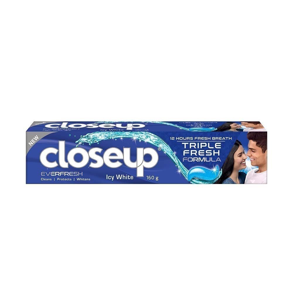 Close Up Everfresh Triple Fresh Formula Icy White Toothpaste 160G