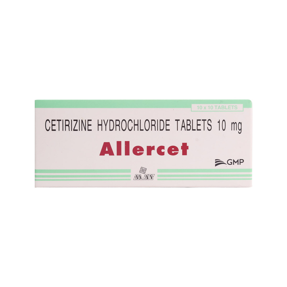 Allercet Cetirizine 10MG 10Tablets 1X10