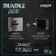 Anker PowerLine+ Lightning (3ft/90cm) Gray with Pouch Power + Port 2 Lite US Black