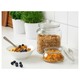 Ikea Vardagen Jar With Lid, Clear Glass 1.9 L  602.919.25