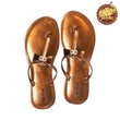 Sin Pauk Women Leather Slipper (Design-3,No-39) SGW-001