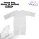 Te Te & Ta Ta Long Romper Short Sleeves White 0-3 Months (3Pcs/1Set) KRP-L102