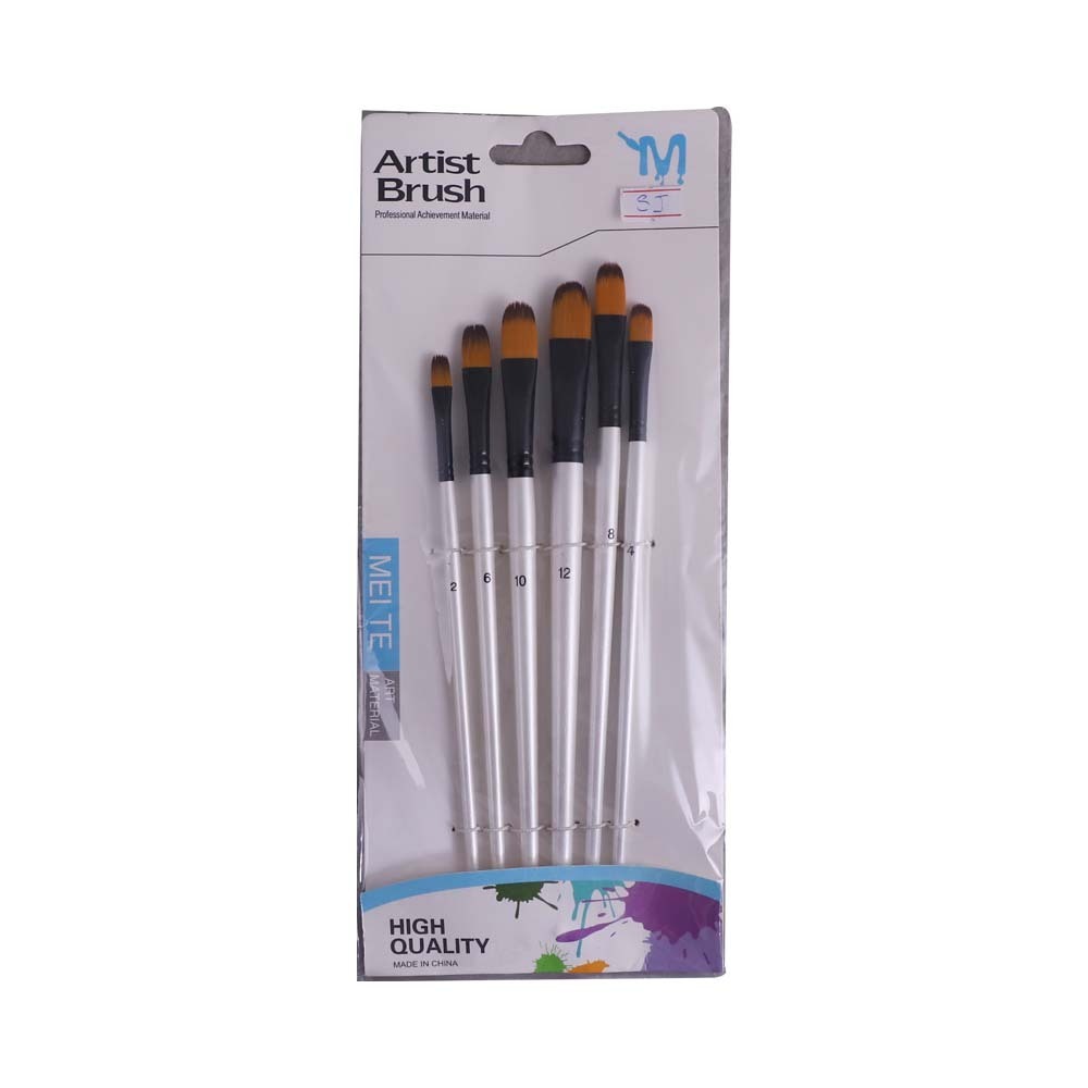 Pk Paint Brushes 6PCS (Glaze Mop)