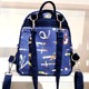 Konoko Cotton Mini Backpack S Size (Blue Letter)