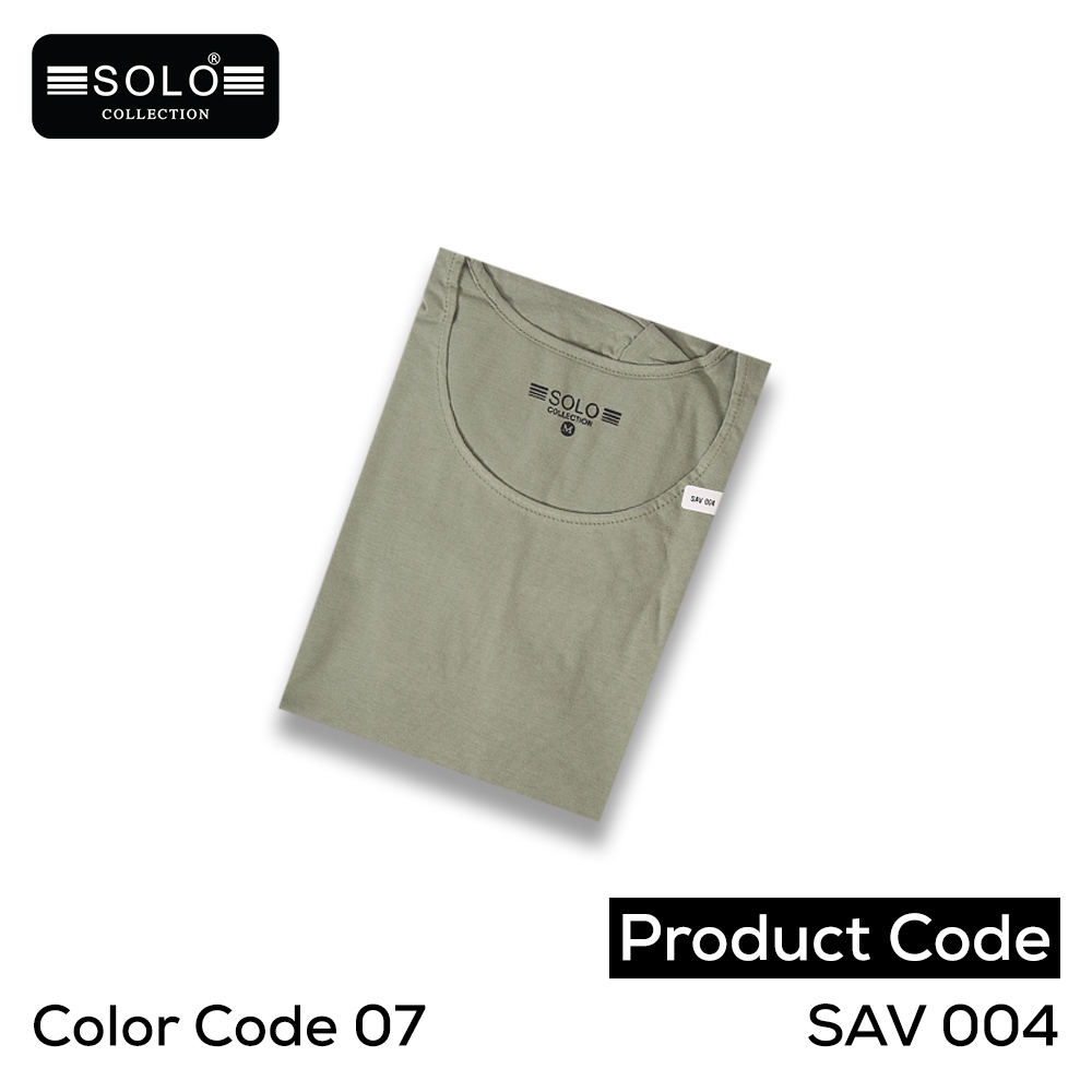 Solo Collection Men Plain Vest SAV 004 (Code 07-XXL)