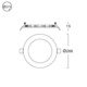 Lumax Recessed Panel Light 24W Daylight (Circle) Lux 20-A0579