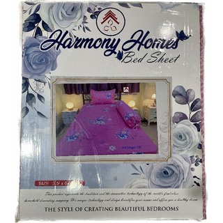 Harmoy Homes Bed Sheet Single (3.5' x 6.5' x 9") HH Single 210