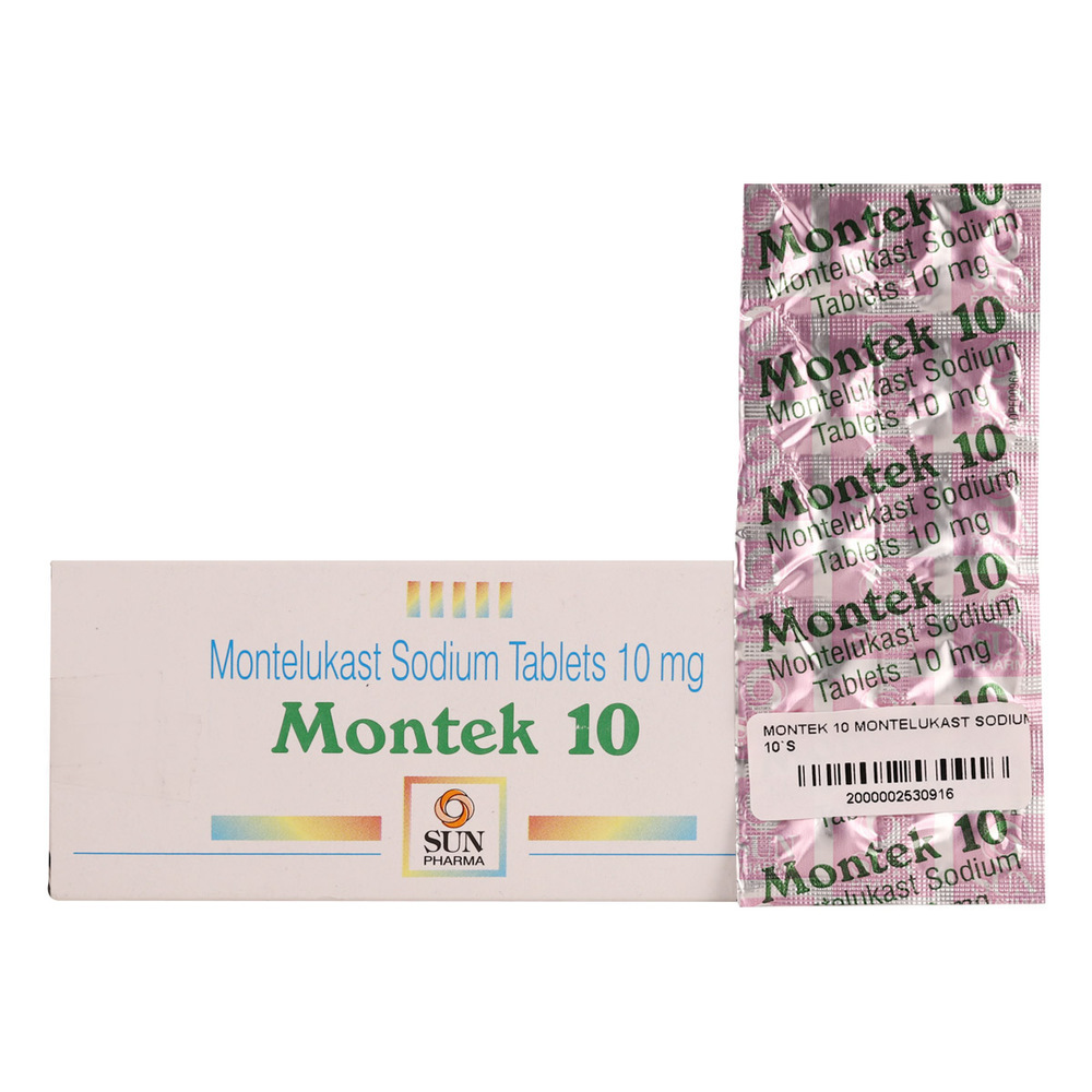 Montek 10 Montelukast Sodium 10Tablets