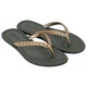 Grendha Todo Dia Glam Ad Flip (No-8) Bronze/Green 119032BF18008
