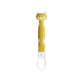 Baby Cartoon Silicone Spoon Yellow 10778