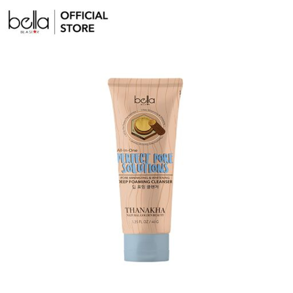 Bella Thanakha Perfect Pore Solutions Deep Foaming Facial Cleanser 40G