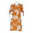 Floral 3 Women Dress WD008 (Tan) Medium