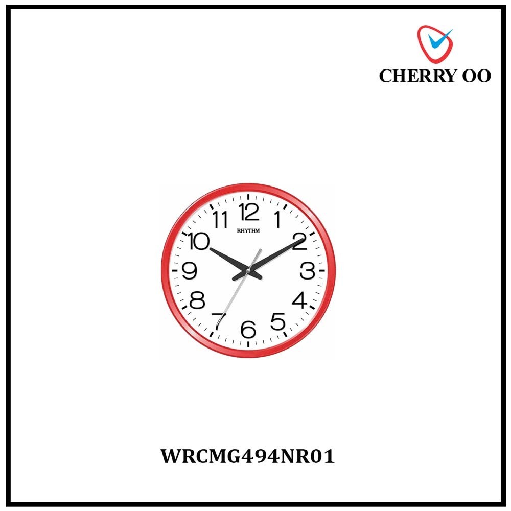 Rhythm Wall Clock WRCMG494NR01  Cherry Oo