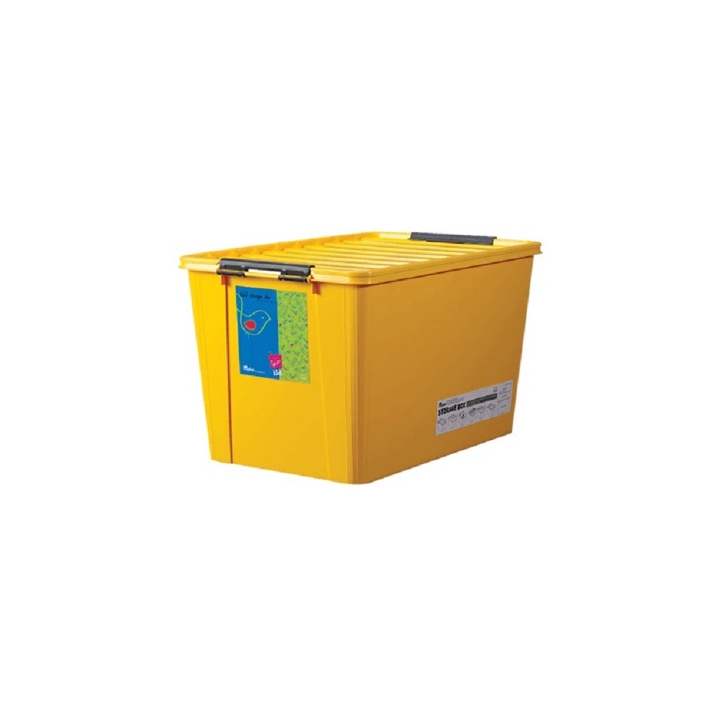 INP113 Lock & Lock Living Storage Easy Clip 60LTR (Yellow)