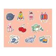 Jourcole  Breakfast Club Sticker Set (2sheets) 4x5inches JC0004