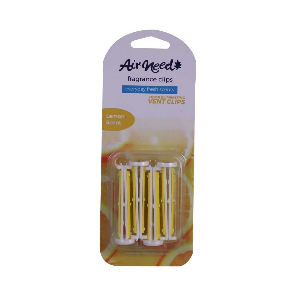 Air Need Car Perfume Vent Clips Lemon 4 PCS