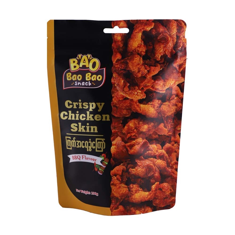 Bao Bao Crispy Chicken Skin BBQ 100G