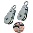 Jaramy Lifting Wheel Snatch Pulley 50MM 2IN  2PCS Set