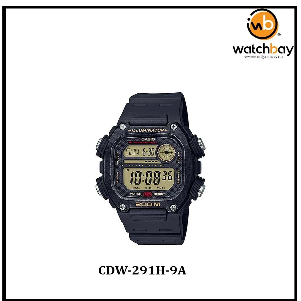 Casio Men Watch CDW-291H-9A_Cherry Oo