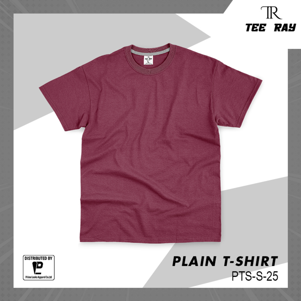 Tee Ray Plain T-Shirt PTS - S - 25 (XL)